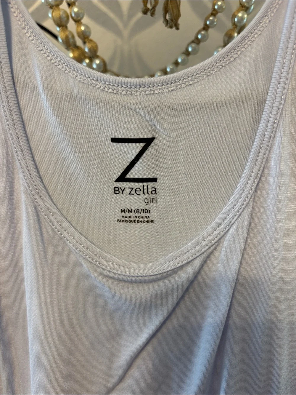 Zella Girl Light Gray Tank Top - Soft Racerback Layering Tank